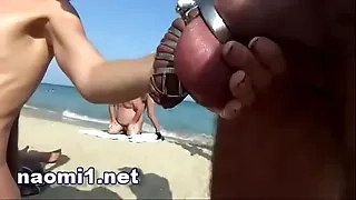 piss and multi cum on a swinger beach cap dagde