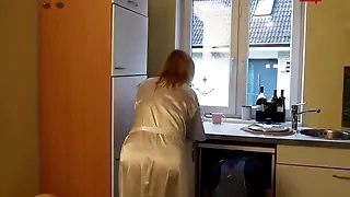 A repairman gets seduced by a hot MILF with big boobs