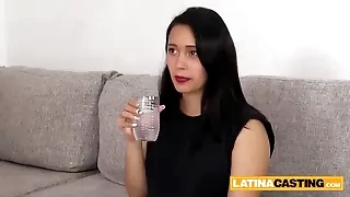 The hottest Latina chick Lia Ponce gets her asshole gapped hard after a deepthroat blowjob