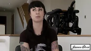 Dollie Darko gets her pussy eaten by James Deen