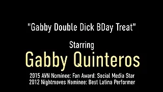 Hot Latina Gabby Quinteros squeezes cum from cock with her juicy taco