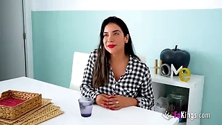 Meet sexy Latin stepmommy Daniela Melo making her porn debut in HD