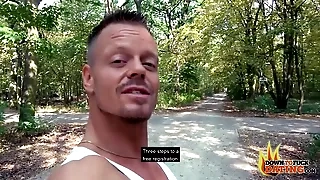 Hot blonde Jana Schwartz gets fucked outdoors after swiping right