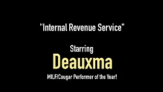 Busty cougar Deauxma gets fucked by a black guy to solve her tax problems