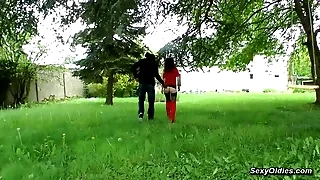 A French MILF named Liliane Tiger loves getting fucked by two BBCs