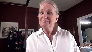 Your step mom Maggie wakes you up with a nice morning treat POV