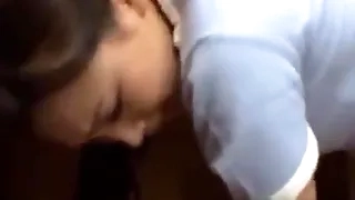 Beautiful Japanese milf caressed by a guy who fingered her cunt