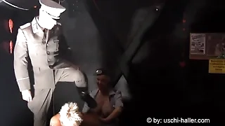 Girls from the cinema organized an orgy photo session